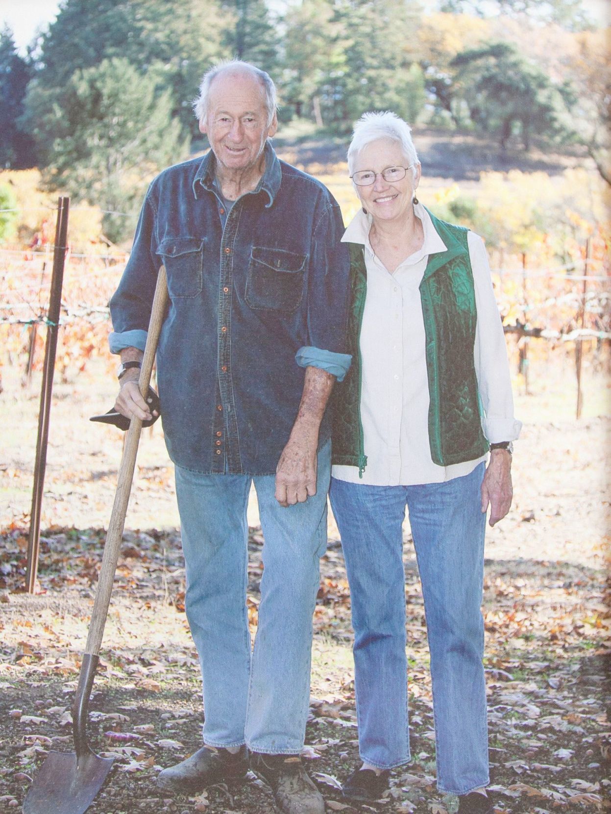 John Gantner and Nancy Walker, School House Vineyard